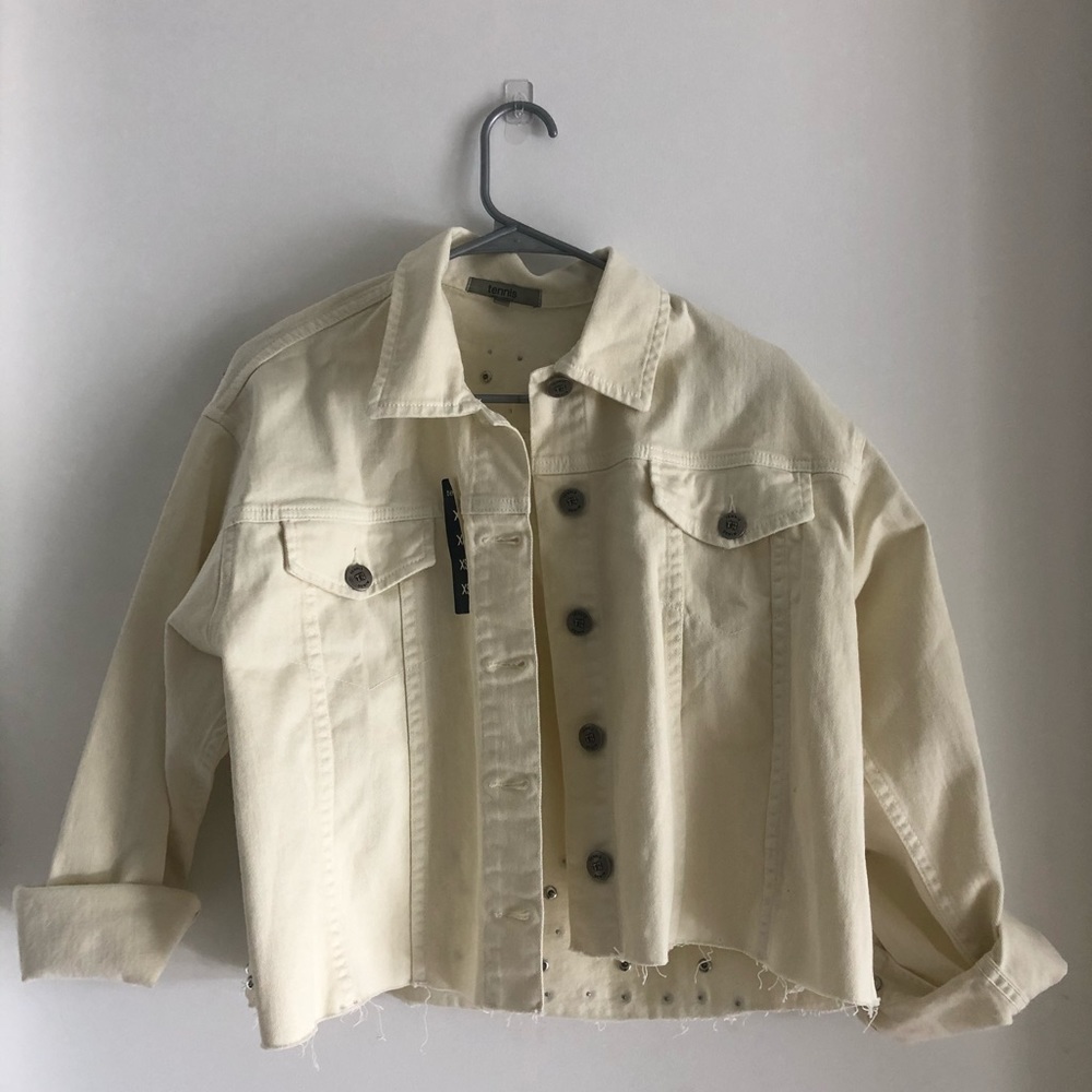 Off white denim jacket